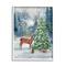 Stupell Industries Winter Woodland Animals Tree Framed Giclee Art